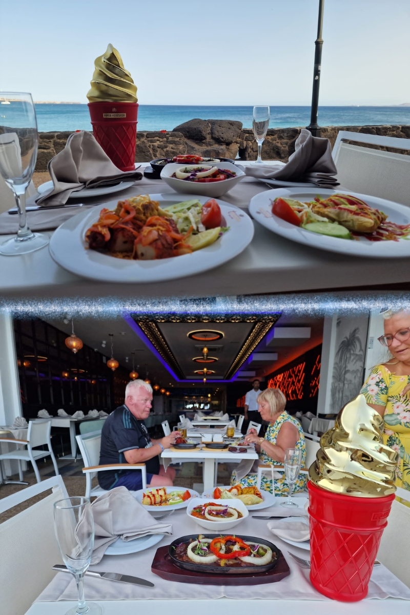 tamasha's indian food with sea views