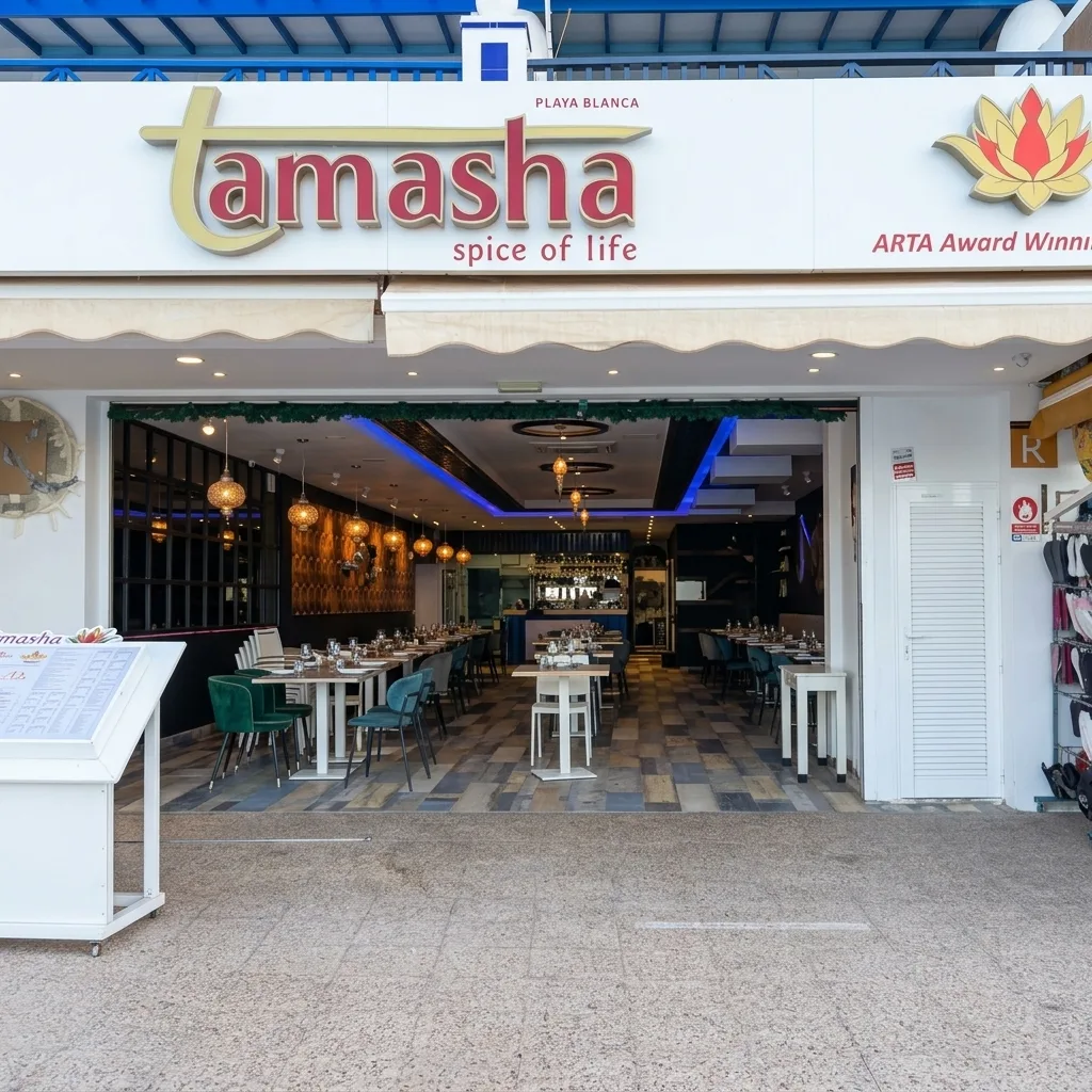 Best Indian restaurant in Playa Blanca Lanzarote - Tamasha